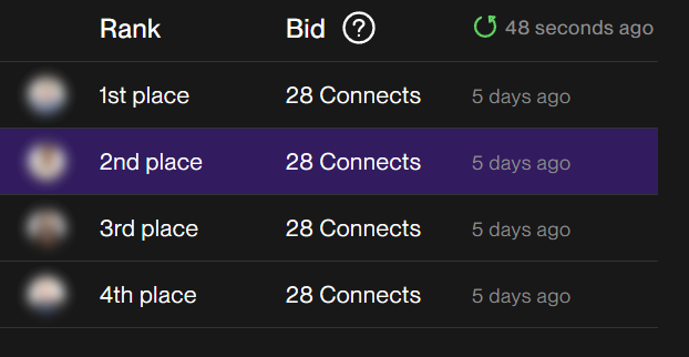 Upwork応募時のBid